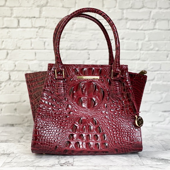 Brahmin Handbags - NEW Brahmin Mini Priscilla Croc Embossed Satchel